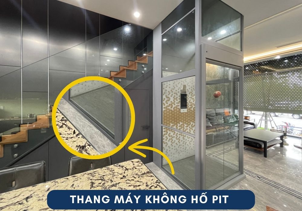 Ưu điểm của thang máy không hố pit