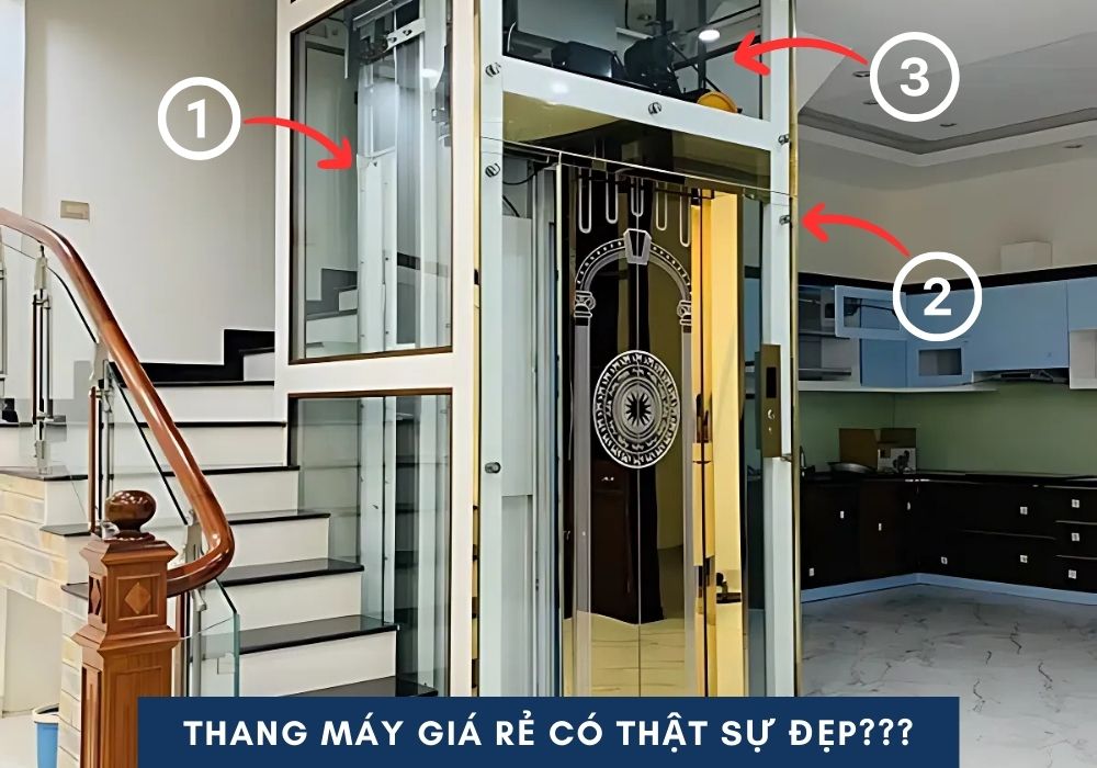 Thang máy gia đình giá rẻ có thật sự đẹp?