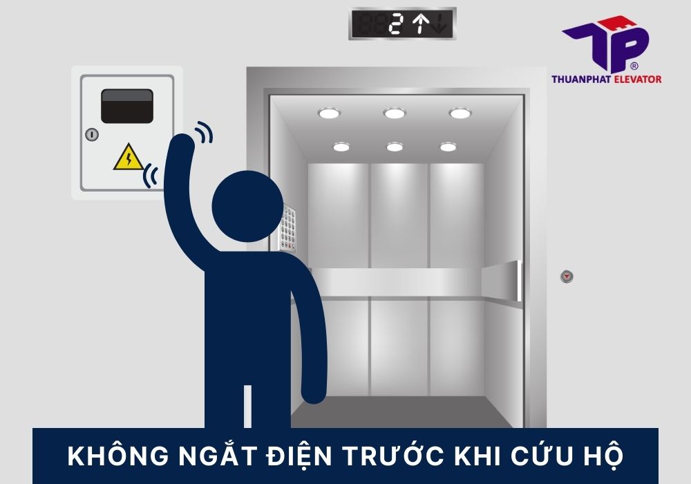 Không ngắt điện trước khi cứu hộ Không ngắt điện trước khi cứu hộ