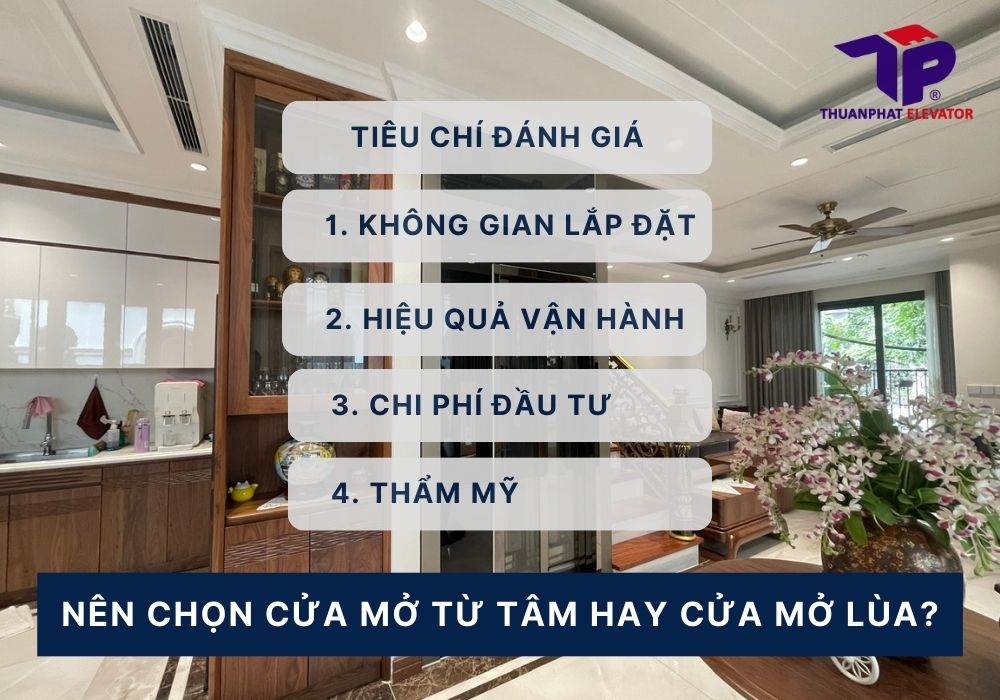 Phân biệt thang máy cửa lùa và thang máy cửa mở tự động từ tâm 3 nen chon cua mo tu tam hay cua mo lua