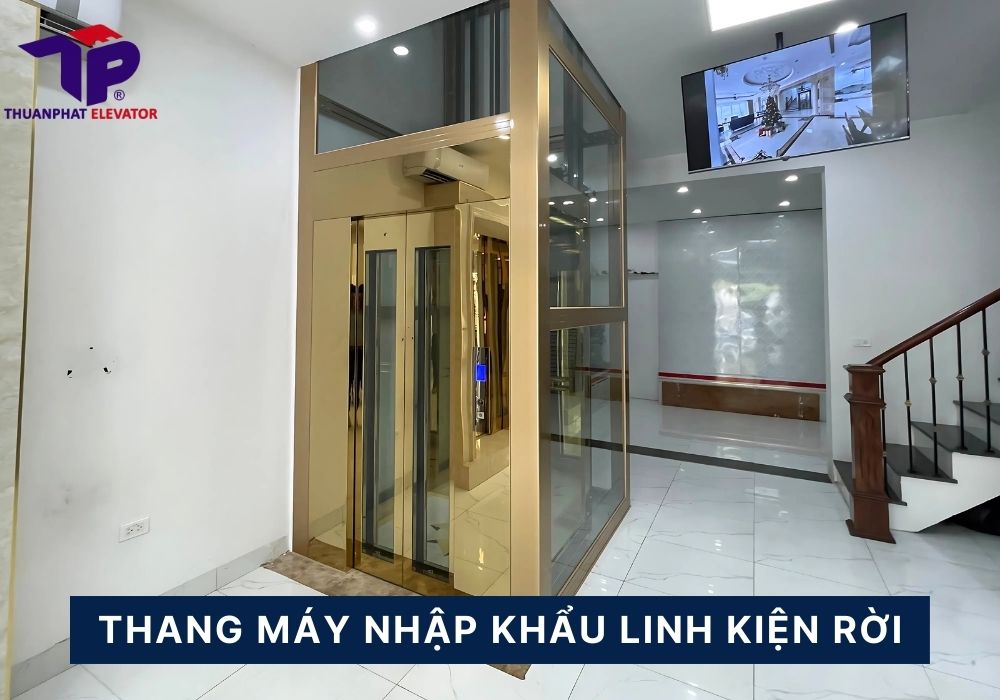Thang máy văn phòng loại nhập khẩu linh kiện Thang máy văn phòng loại nhập khẩu linh kiện