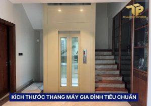 Kích thước thang máy gia đình cho các tải trọng phổ biến 8 kich thuoc thang may gia dinh tieu chuan