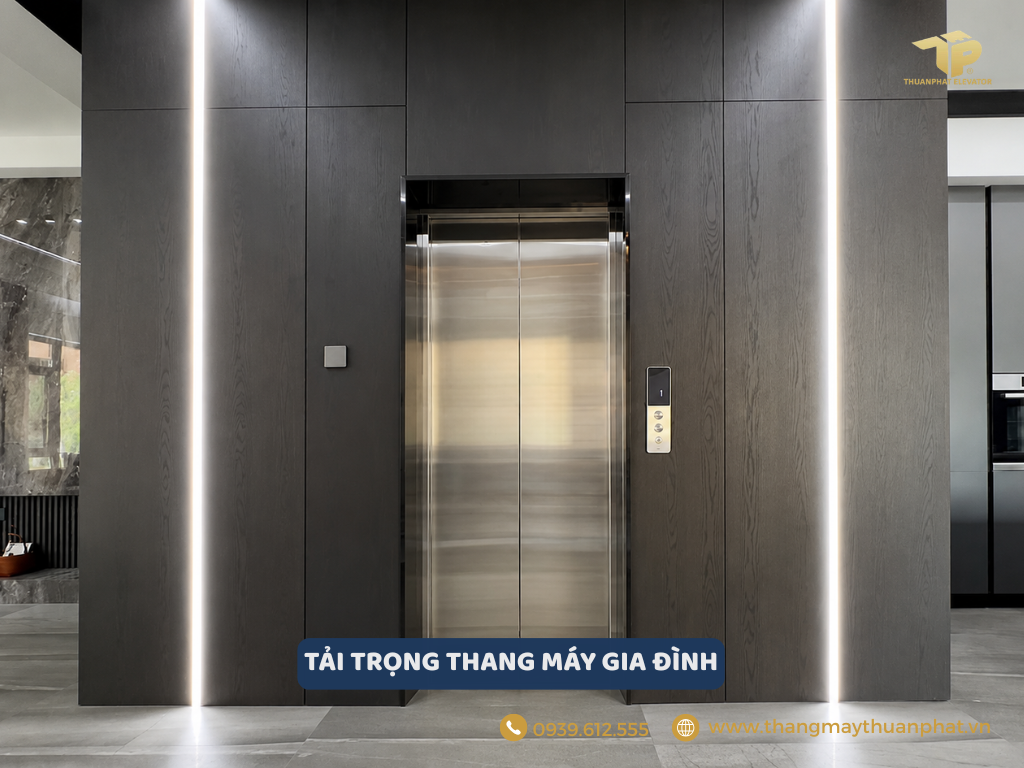 Tải trọng thang máy gia đình là gì?
