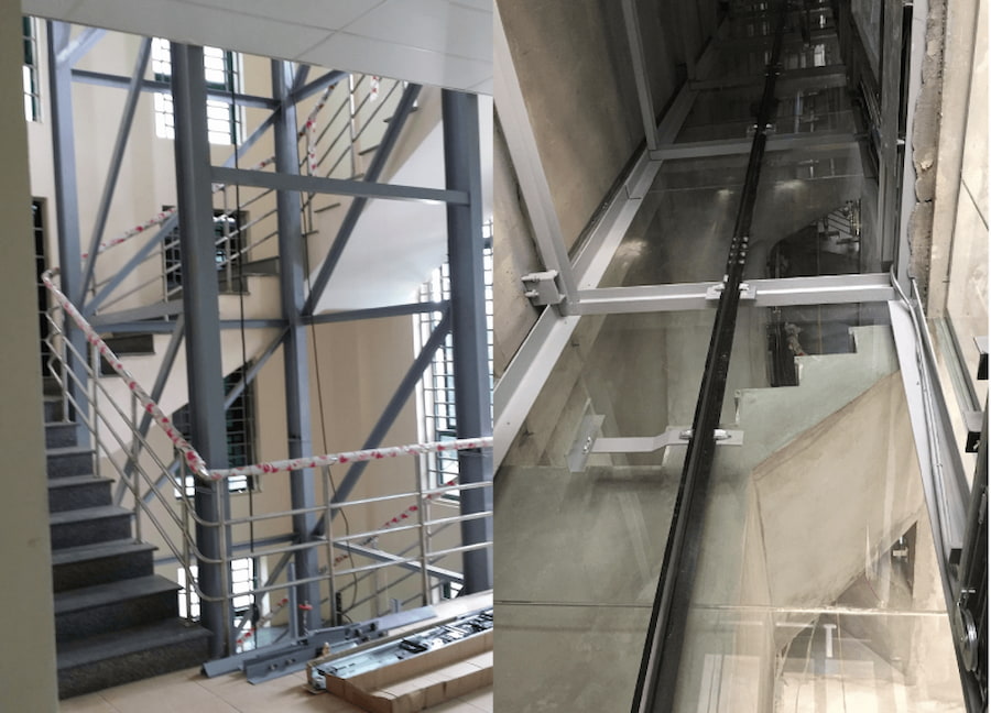 Khung thép thang máy là gì?